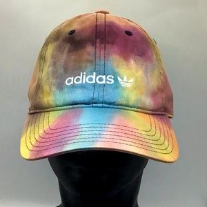 Adidas Hand Dyed Tie Dye Ball Cap One Size Fits Most